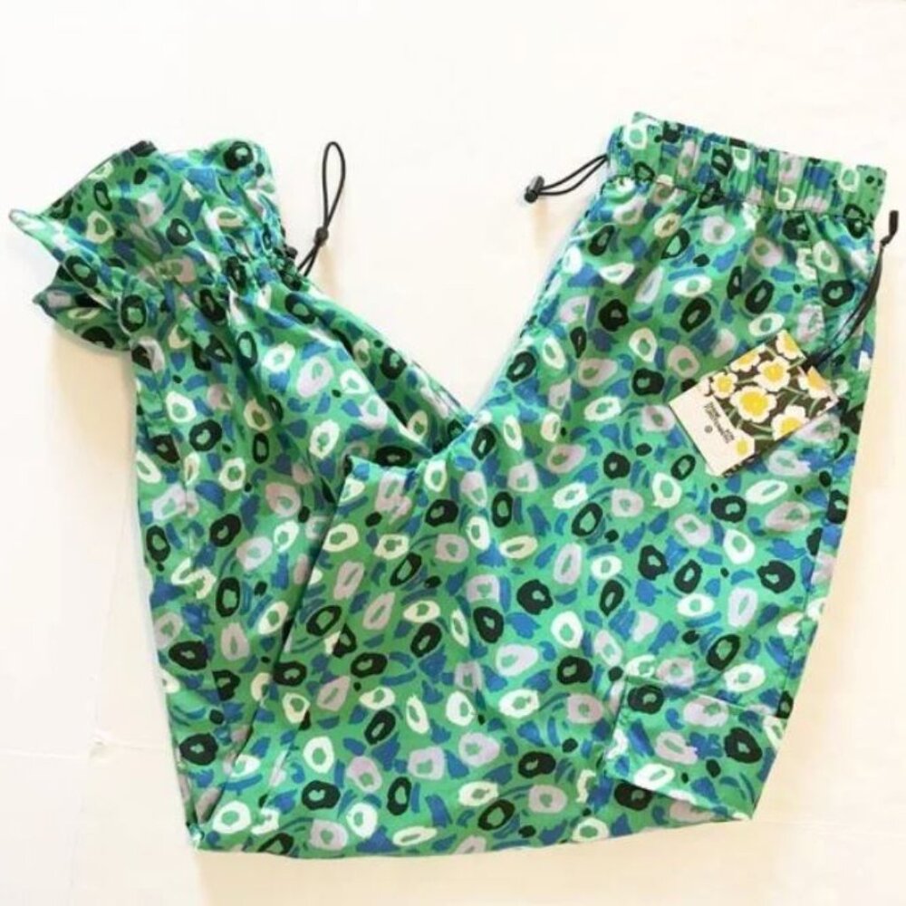 DIANE VON FURSTENBERG x Target NWT Utility Jazz Dot Cargo Pants